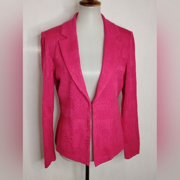 PINK MING WANG KNIT JACKET - Picture 8 of 9